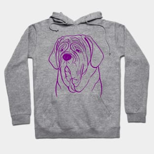 Neapolitan Mastiff (Lilac and Purple) Hoodie